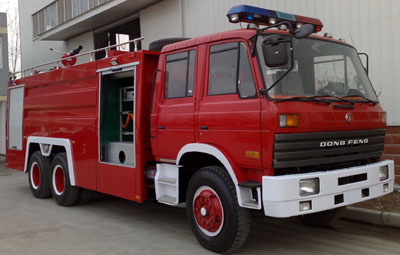 東風(fēng)后雙橋消防車(chē)圖片